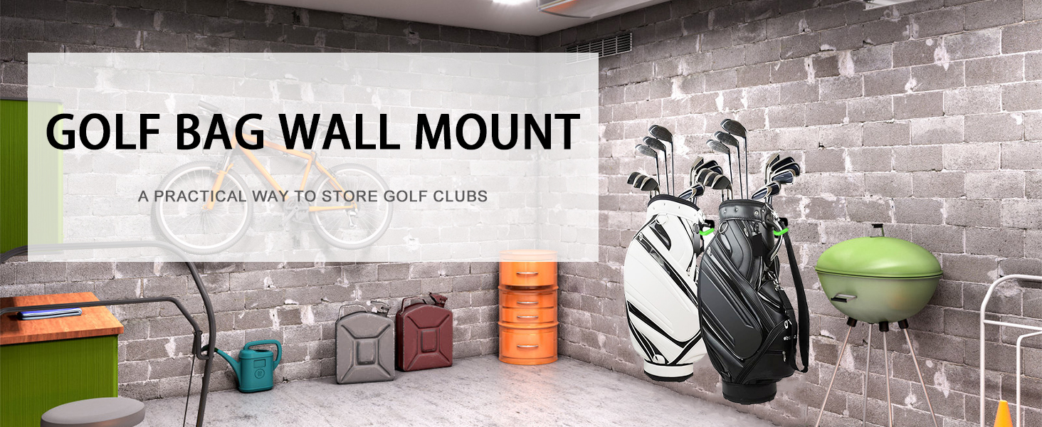 Golf Bag Wall Mount