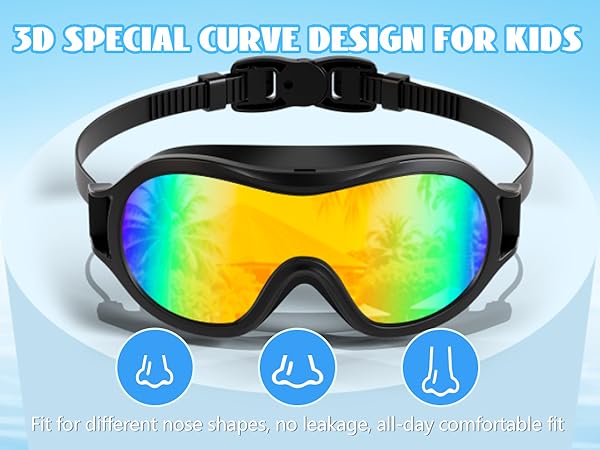 clip on swim goggles