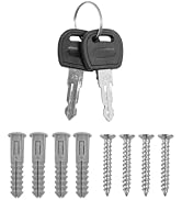 VANNSOO Toilet Paper Dispenser and Paper Towel Dispenser Keys