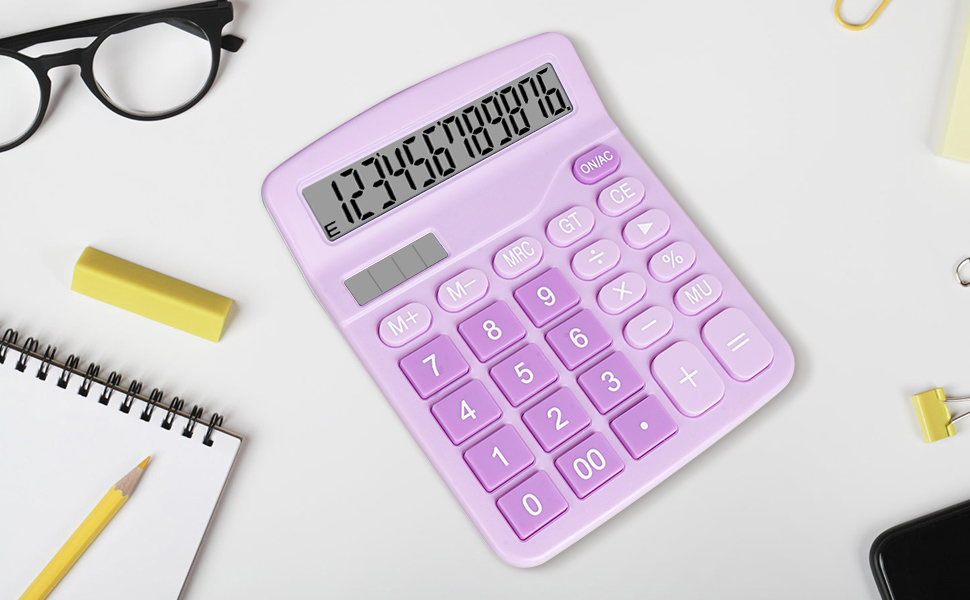 Calculator purple-2