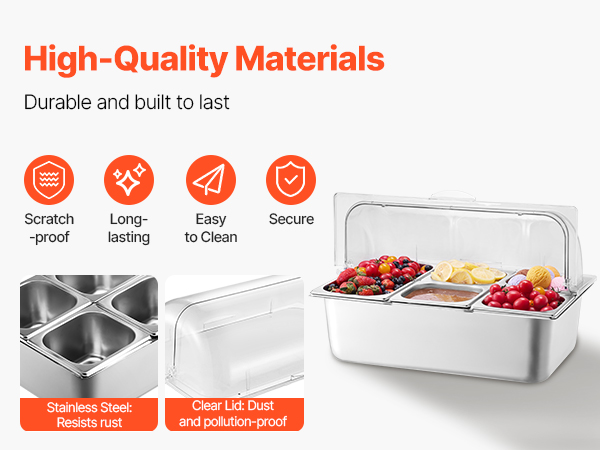 ice cooled food display rack