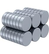 SMARTAKE 45 Pcs Refrigerator Magnets, Small Round Fridge Magnets, Multi-Use Premium Neodymium Off...