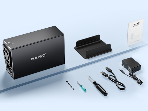 2 bay RAID docking station supports RAID 0(FAST), RAID 1, LARGE, NORMAL