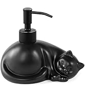 NEWHENGS Cat Shape Soap/Lotion/Hand Sanitizer Stainless Steel Pump Dispenser Gifts for Cat Lovers...