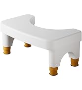 Toilet Stool Squat for Adults, Adjustable Poop Stool for Bathroom-6", 7", 8" and 9",Non-Slip Pott...
