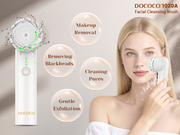 Facial cleansing brush