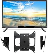 28" LED HDTV with Wall Mount | High Definition Television 720p 60Hz TV, Lightweight and Slim Desi...