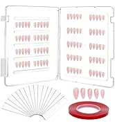 PH PandaHall Press-on Nail Storage Box, 9x12 inch Nails Organizer Case Nails Display Box Containe...
