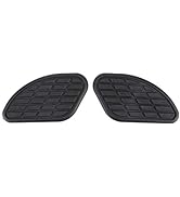 Duokon Motorcycle Tank Pad, Pair of Motorcycle Fuel Tank Traction Pad Protector Universal Knee Gr...