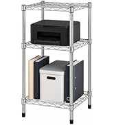 Honey-Can-Do 3-Tier Heavy Duty Adjustable Shelving Unit, 200-lb Per Shelf Stackable Modular Metal...