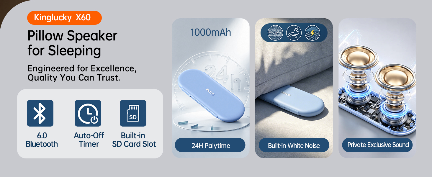 Under Pillow Speakers for Sleeping Bone Conduction Speakers