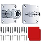 2 Pack Pressure Washer 1/4" Quick Connect Wall Mount Holder, Stainless Steel Quick Disconnect Fit...