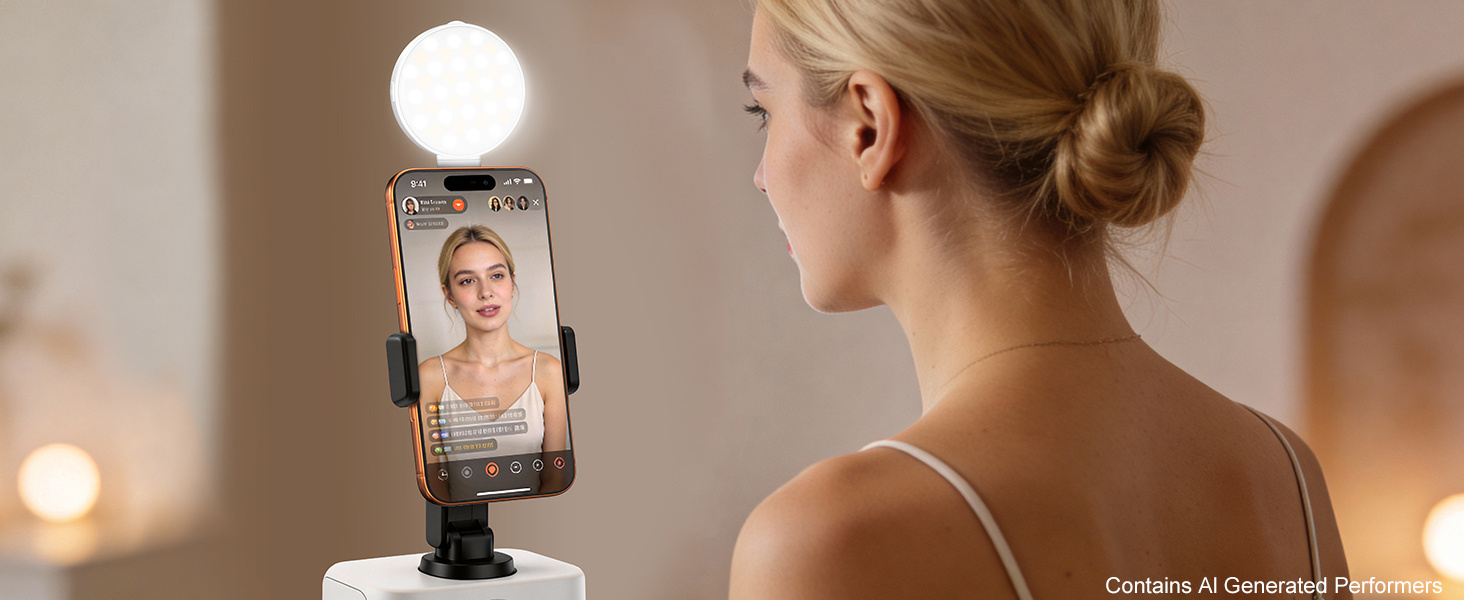 360° LED Selfie Ring Fill Light