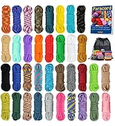 MONOBIN 36 Colors 10ft Paracord 550 Combo kit, Paracord Bracelets Making kit - Multifunction Para...