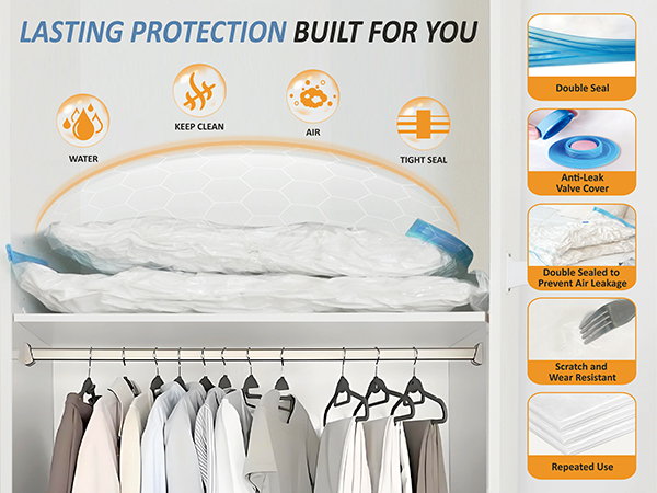small vacuum seal bags for clothing travel