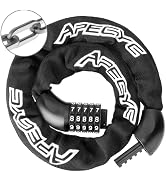 APECYC Bike Lock, 3/4/5/6FT Heavy Duty Anti Theft 5-Digit Combo Chain Lock | Resettable Combinati...