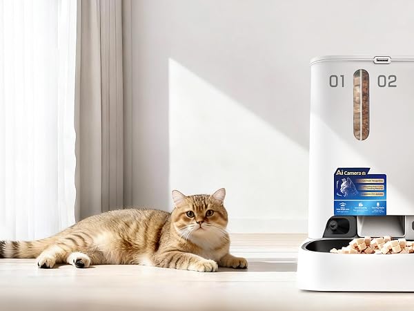 petkit automatic cat feeder with camera