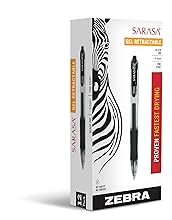 zebra sarasa rectractable gel ink pens, zebra sarasa pen, gel pens, zebra writing instruments