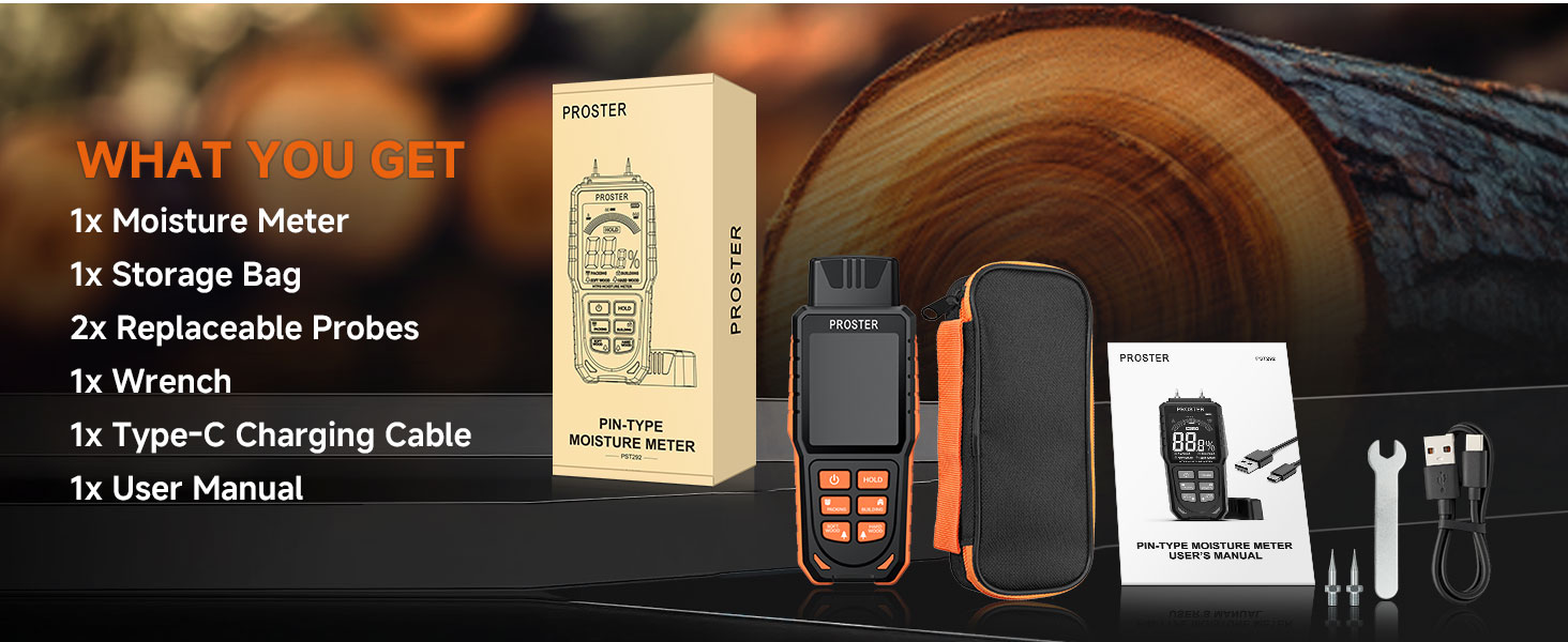 Rechargeable Moisture Meter