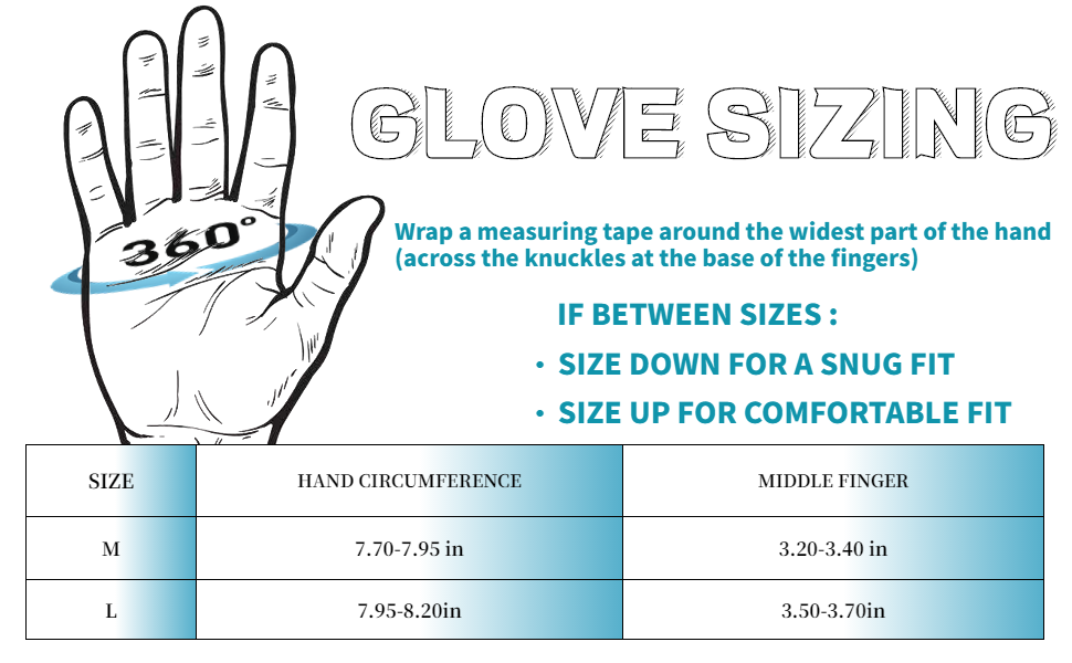 glove sizing