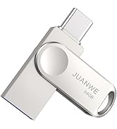 JUANWE USB Stick 64 GB für Handyphone,Rotating Memory Stick USB 3.0 Type C,Wasserdicht speicherst...