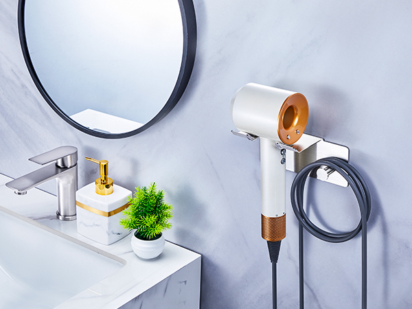 hair dryer holder wall mounted hairdryer holder for bathroom