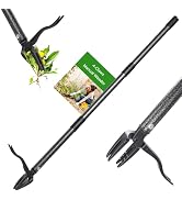 Lilyvane Weed Puller Tool, Stand Up Manual Weeder, Heavy Duty Garden Weeding Tool with 60 inch Lo...