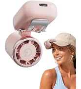 Gaiatop Portable Personal Hat Fan Clip On, 180° Adjustable Mini Clip on Fan | Only 2.4 oz, 3-in-1...