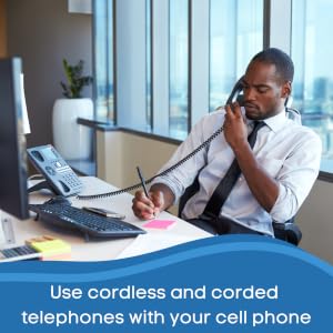Use corded and cordless telephones with your cell phone