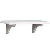 Shelf-Made KT-0148-818WT Wood Shelf Kit, White, 8-Inch by 18-Inch