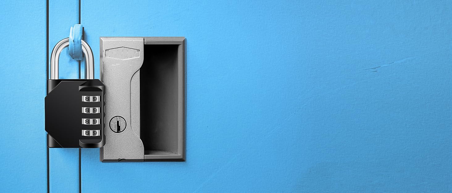 zhege combination lock gym padlock locker locks 4-digit