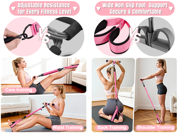 foot pedal resistance band