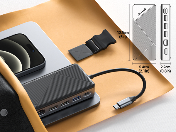 GiGimundo GM28PR usb c hub nvme sdd enclosure with rj45 ethernet 011