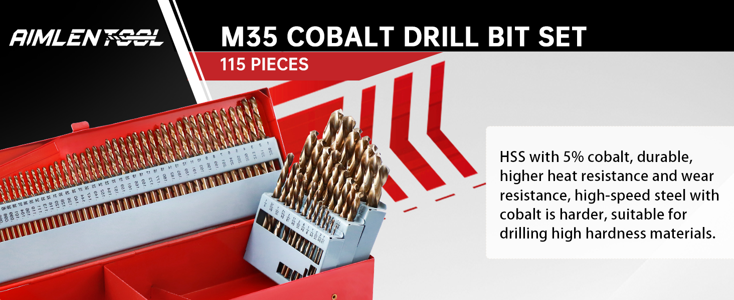 Cobalt Drill Bits Set
