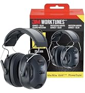 3M WorkTunes Connect + Solar Wireless Hearing Protector with Bluetooth Technology, Bluetooth Hear...