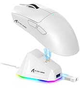 ATTACK SHARK X11 Lightweight Wireless Gaming Mouse with RGB Charging Dock,Tri-Mode-2.4G/USB-C Wir...