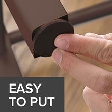 easy to put felt pads