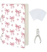 SUPERDANT Bowknots Greeting Card Organizer Coquette Pink Bow Gift Card Holder Cards Keeper Storag...