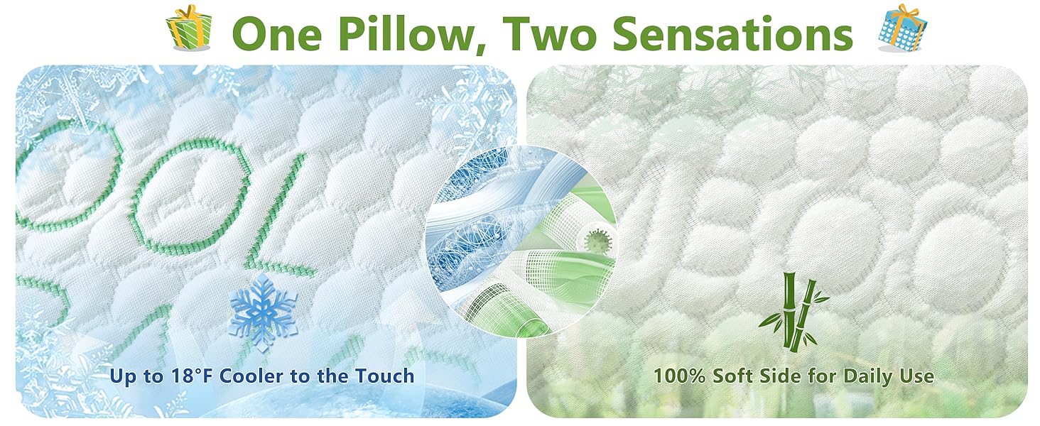 cooling memory foam pillows