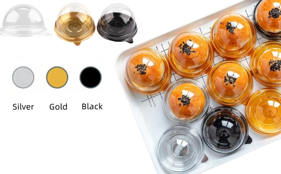 Silver, gold, black 3 colours mini cake containers for your choice.