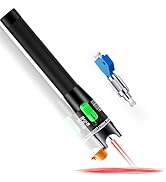 Visual Fault Locator 30KM - VFL Fiber Optic Tester Kit Include Single Mode 9/125um FC Male to LC ...