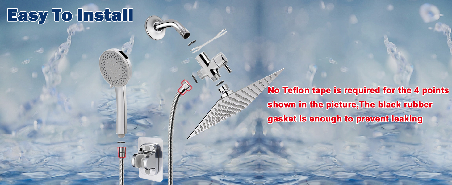 Filtered Rain Shower Head