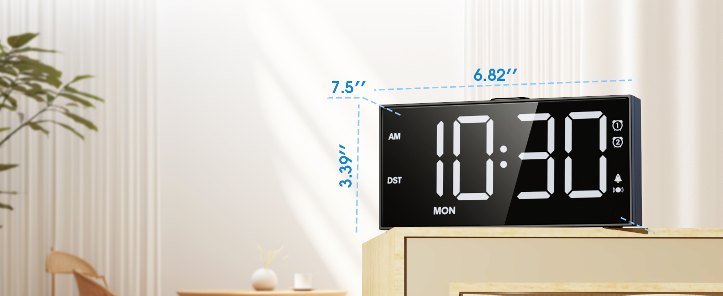Alarm Clock Large Display