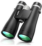 Sogries 12x50 ED Binoculars for Adults High Powered HD Professional Waterproof Optics BAK4 Prism ...