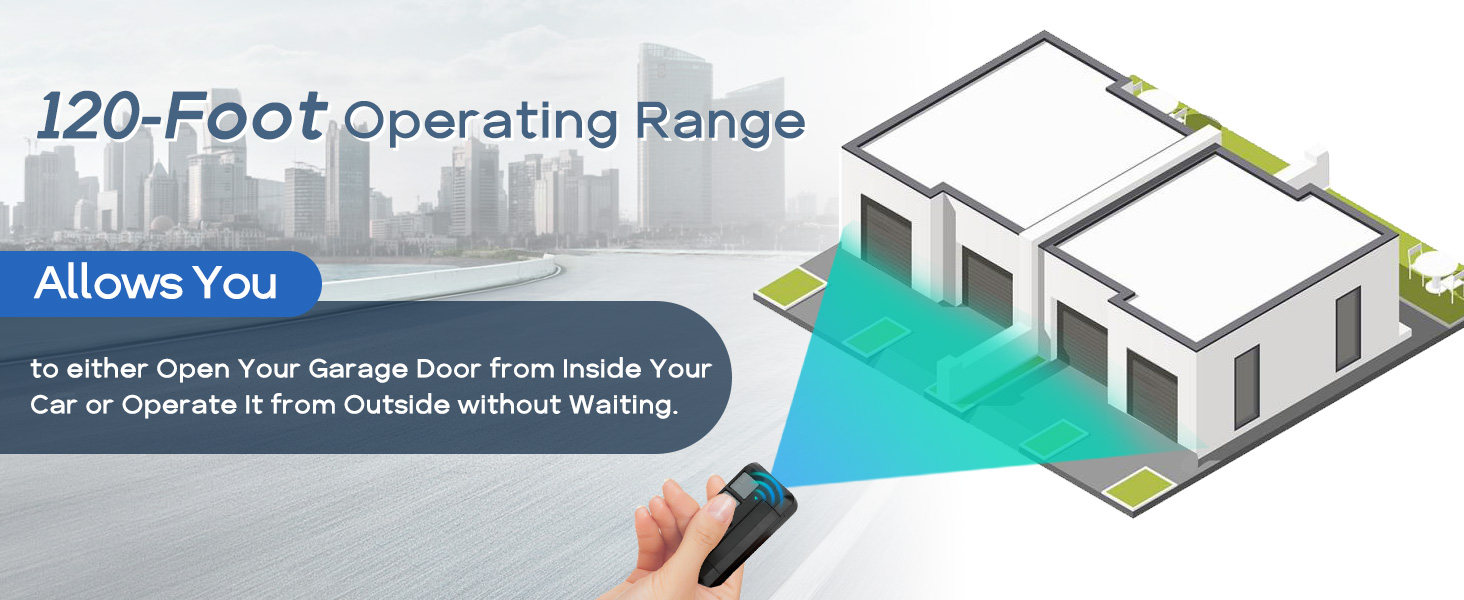 894LT 4-Button Garage Door Opener Learning Remote Control