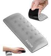 i-rocks Memory Foam Mouse Wrist Rest - Pain-Reducing Wrist Rest for Mouse - Non-Slip Rubber Base ...