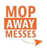 Angry Orange Mops for Floor Cleaning - Microfiber Mop for Messes and Hair Removal with All-Purpos...