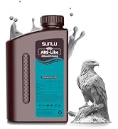 SUNLU 1000G ABS Like Resin for 3D Printer, 405nm UV Curing Photopolymer Rapid 3D Resin for 2K 4K ...