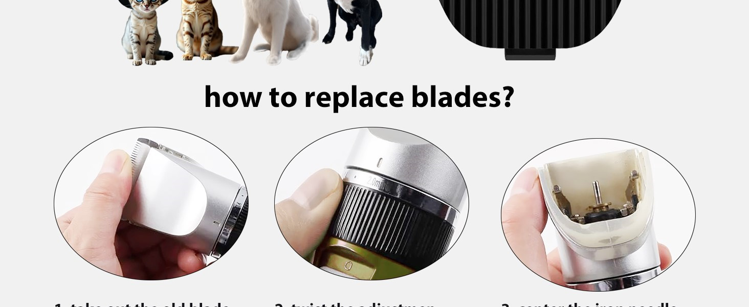 how to replace blades
