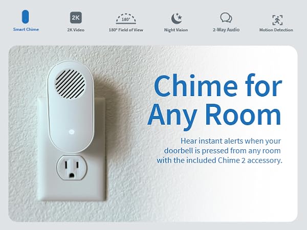 chime for any room with your video doorbell
